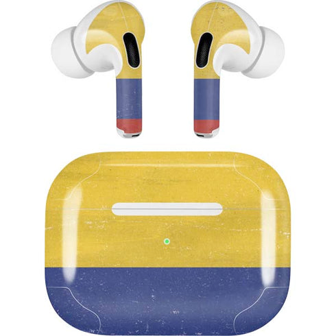 Colombia Flag Distressed AirPods Skins